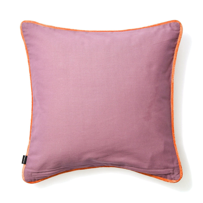 EMB Flower Cushion Cover 450 x 450 Purple