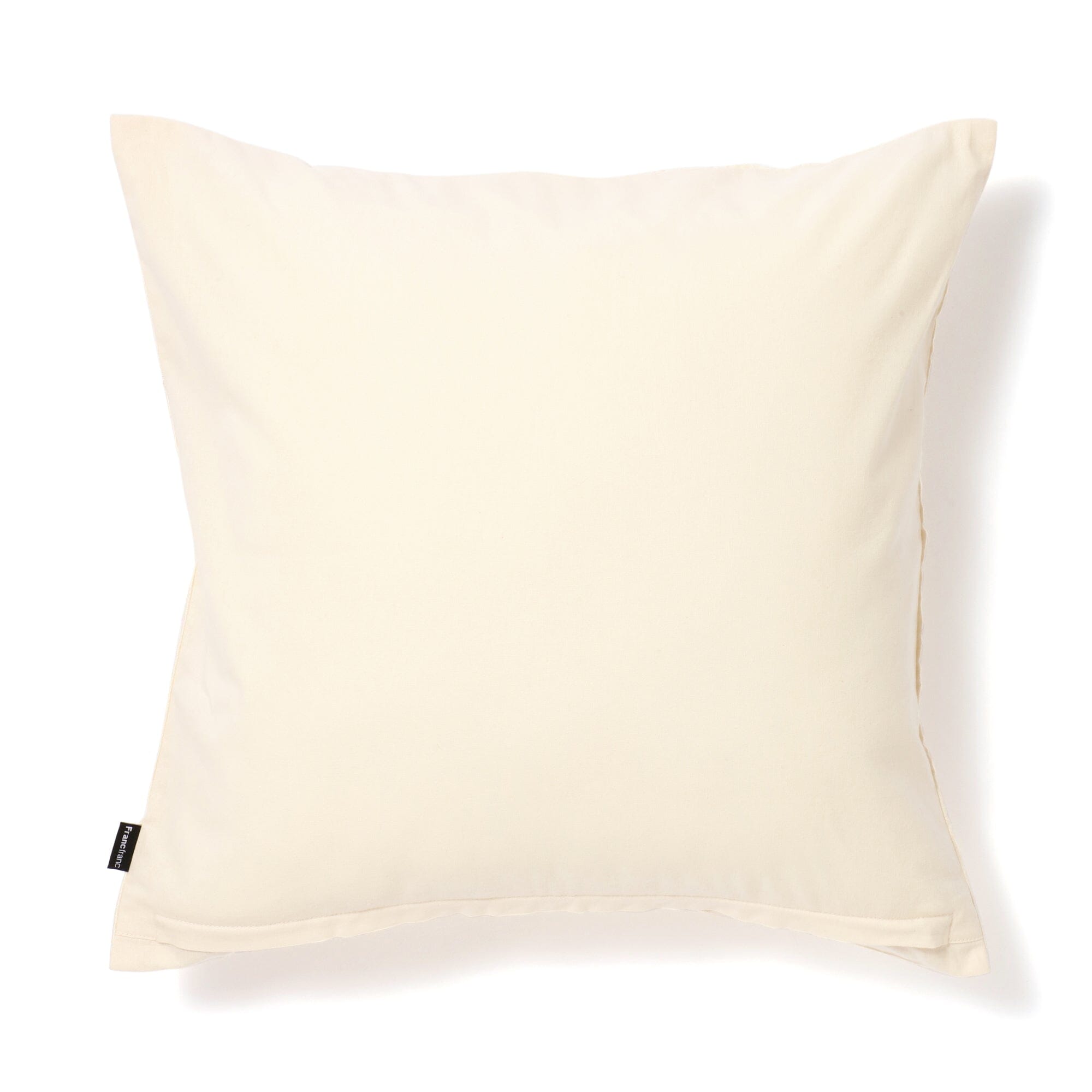 EMB Ornament Cushion Cover 450 x 450 White