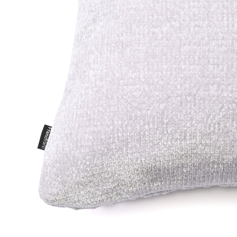 Knit Chenille Cushion Cover 450 X 450 Grey