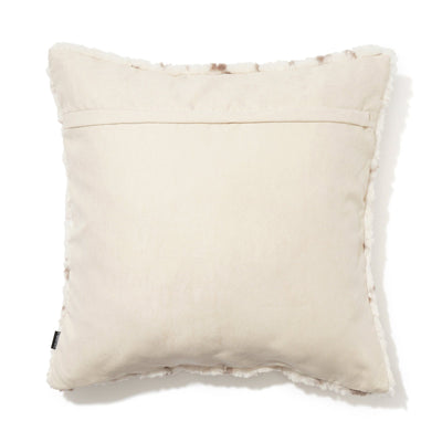 Fur G Cushion Cover 450 X 450 Ivory X Grey