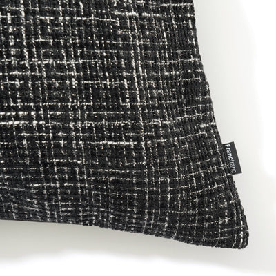 Tweed A Cushion Cover 450 X 450 Black