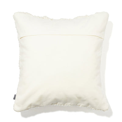 Knit ribbon cushion cover 450 x 450 ivory