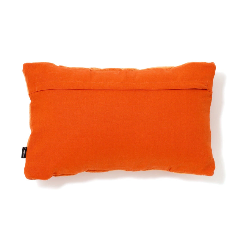 Basket Woven Cushion Cover 400 X 250 Orange