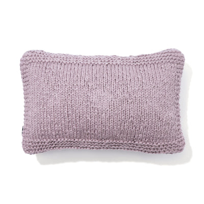 Knit Flower Cushion Cover 400 x 250 Purple