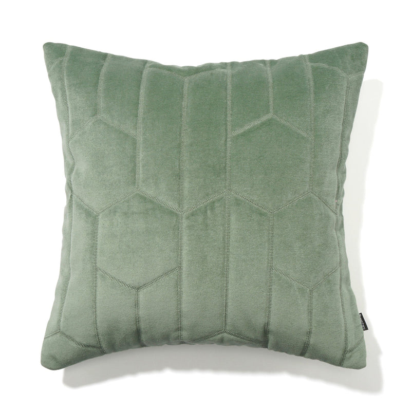 Geome Quilt Cushion Cover 450 X 450 Green