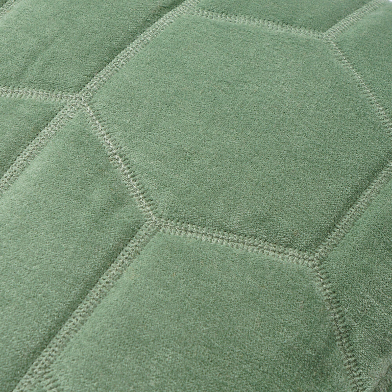 Geome Quilt Cushion Cover 450 X 450 Green