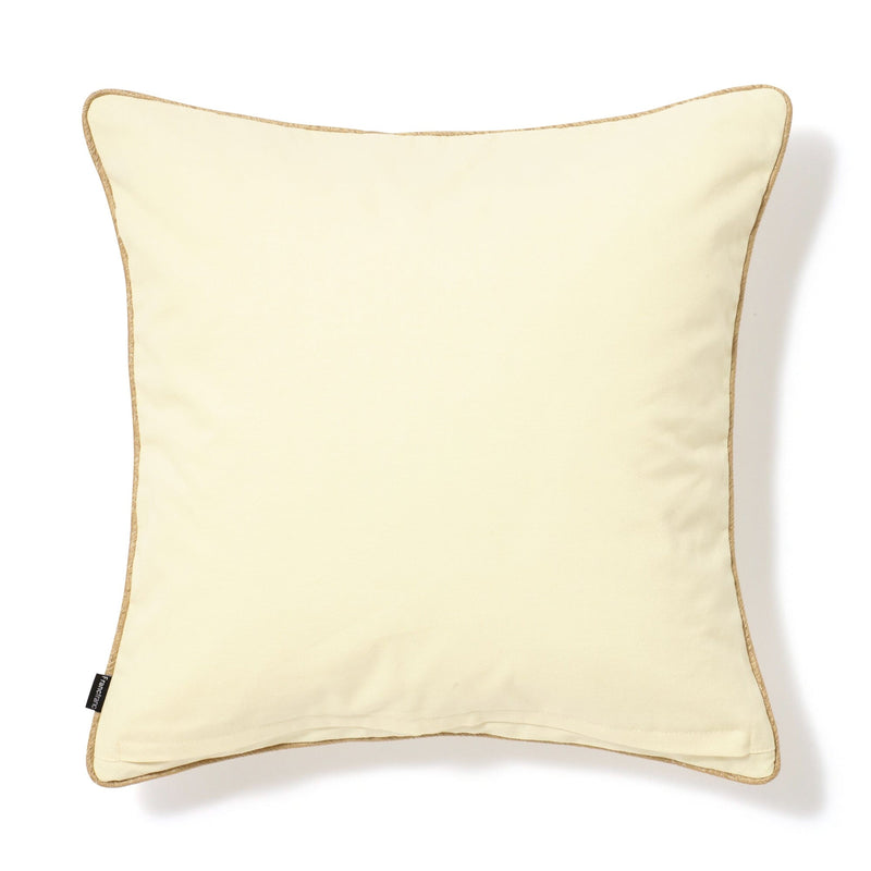 Metallic Cushion Cover 450 X 450 White X Gold