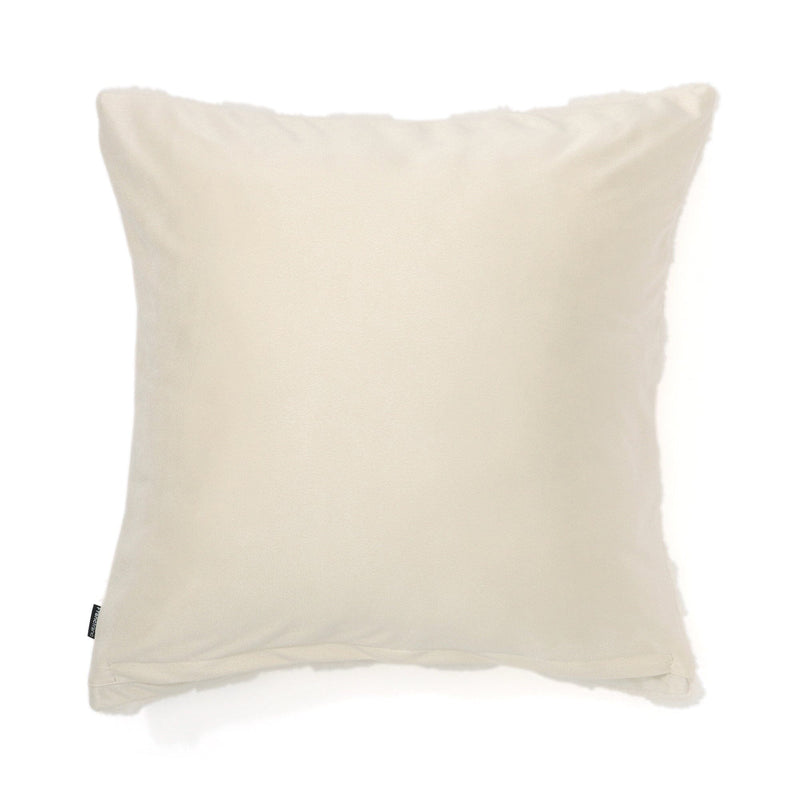 Checkerboard Cushion Cover 450 X 450 White