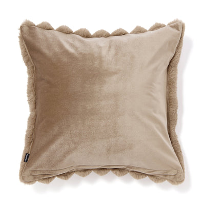 Fur J Cushion Cover 450 X 450 Brown