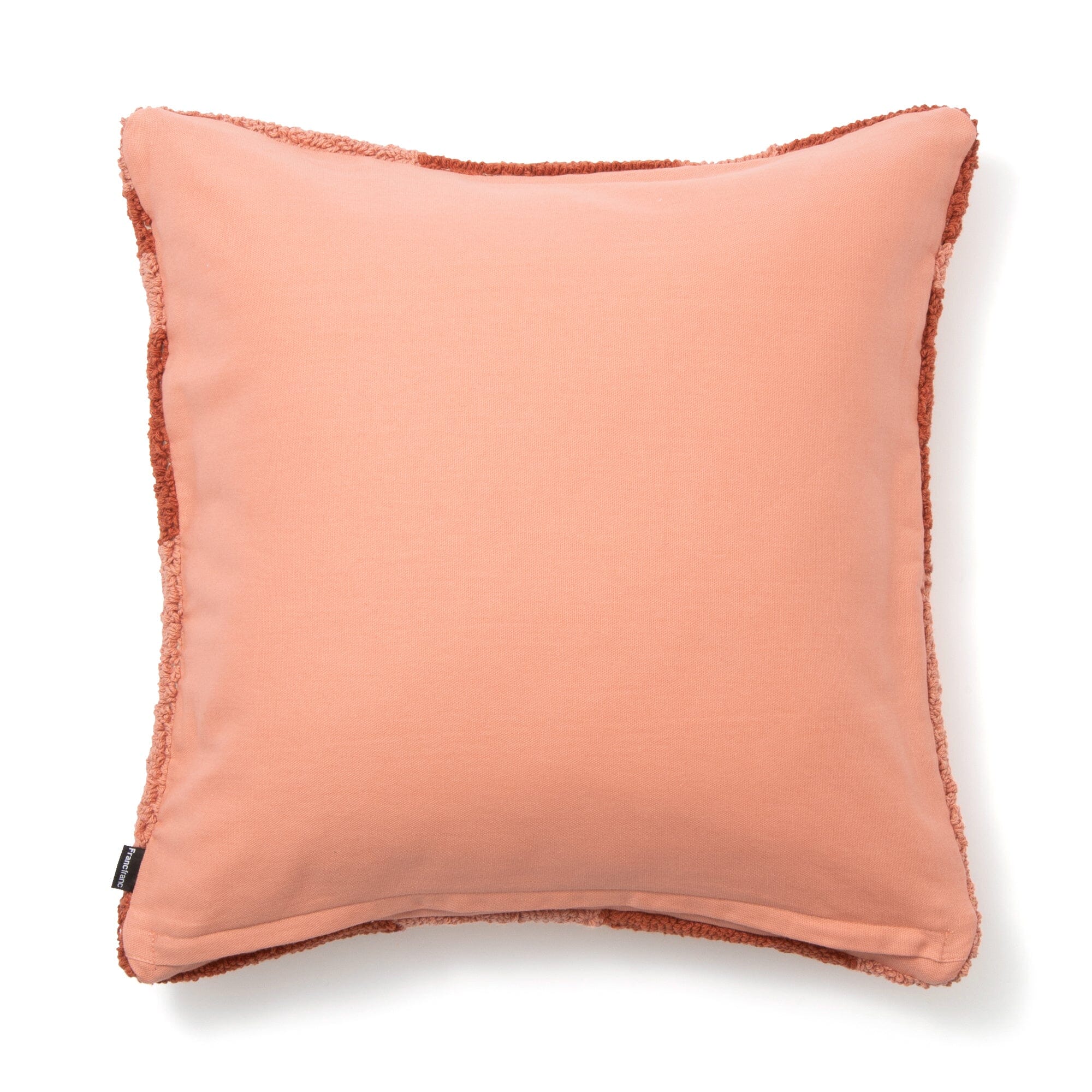 Tuft Drawing Cushion Cover 450 x 450 Orange