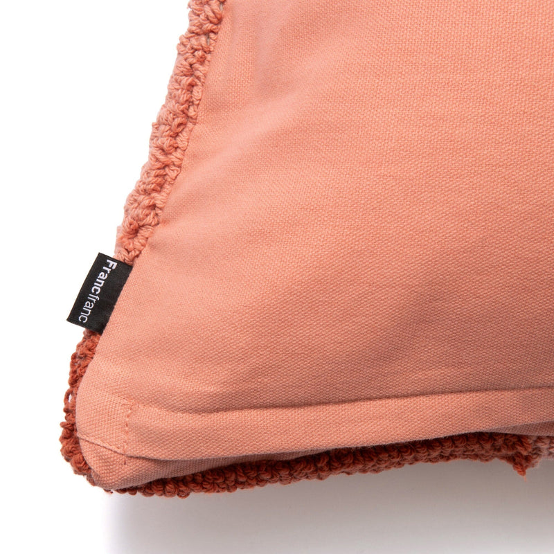 Tuft Drawing Cushion Cover 450 x 450 Orange