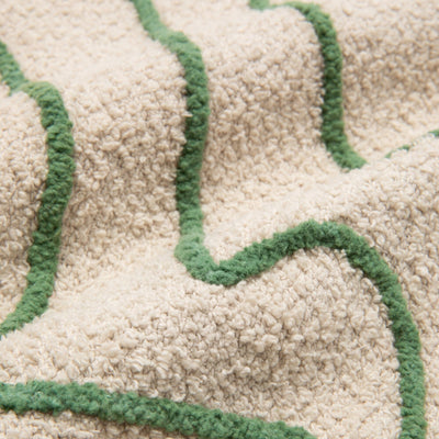 EMB Drawing Cushion Cover 450 x 450 Ivory