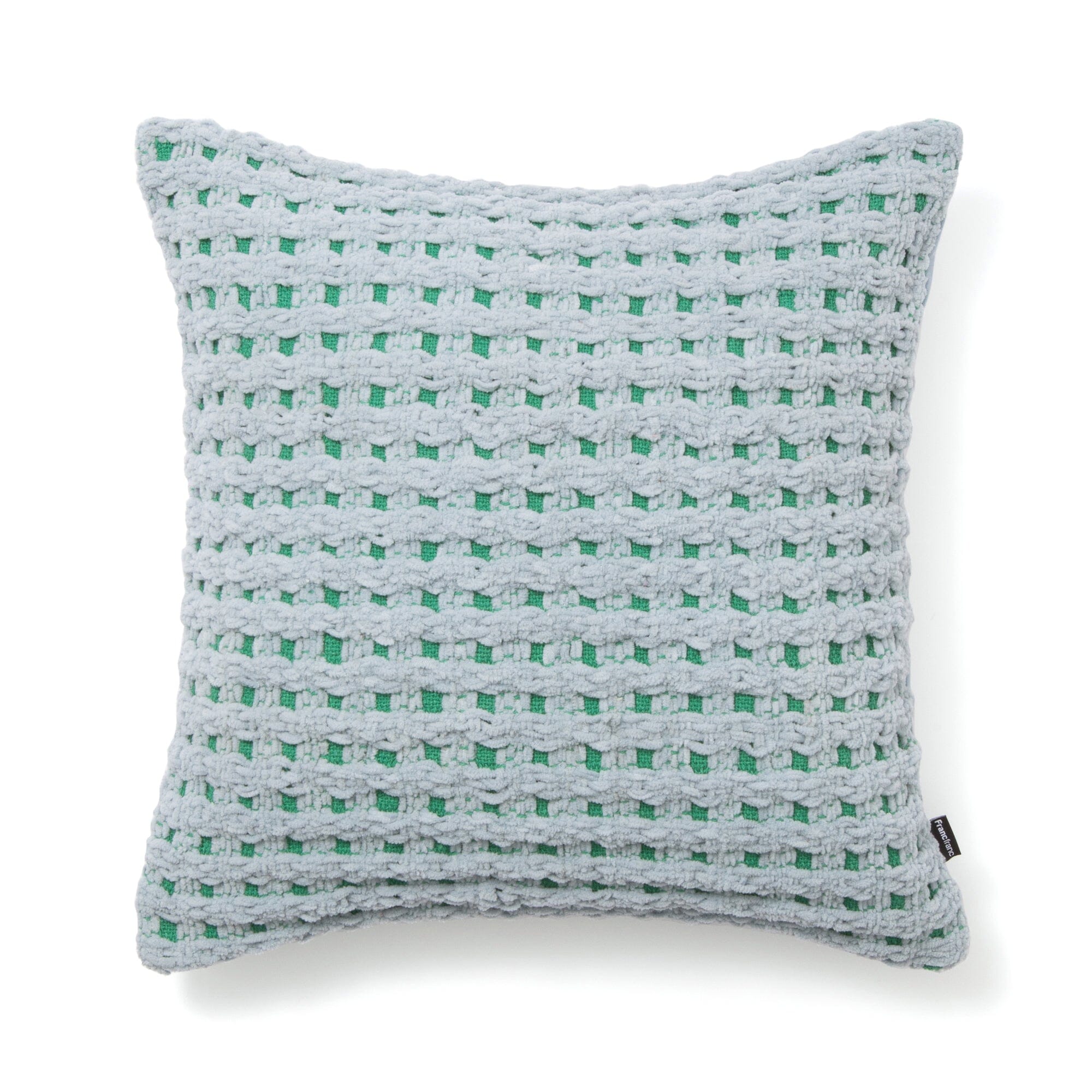 Chnl Check B Cushion Cover 450 X 450 Blue