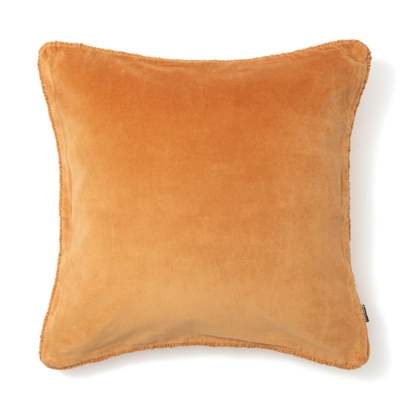 Gather Piping Cushion Cover 450 X 450 Yellow