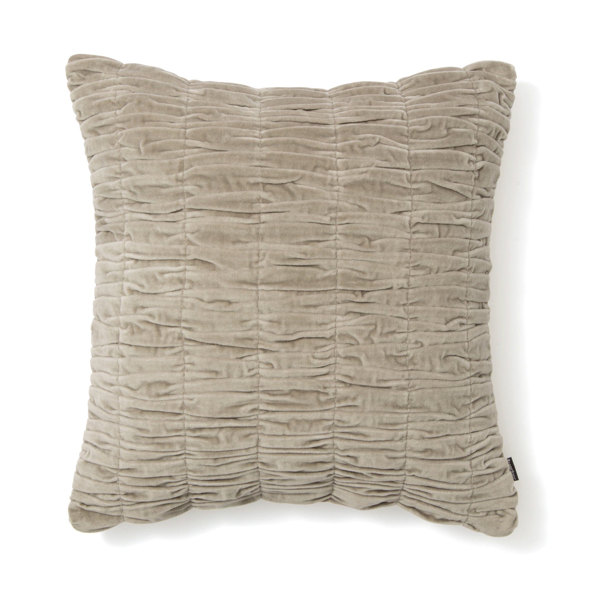 Velvet Gather Cushion cover 450 x 450 Green