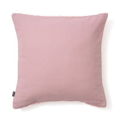 Solid Gather Cushion Cover 450 x 450 Pink