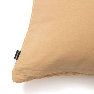 Solid Gather Cushion Cover 450 x 450 Yellow