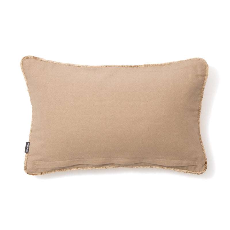 Emb Flower Cushion Cover 250 x  400 Beige
