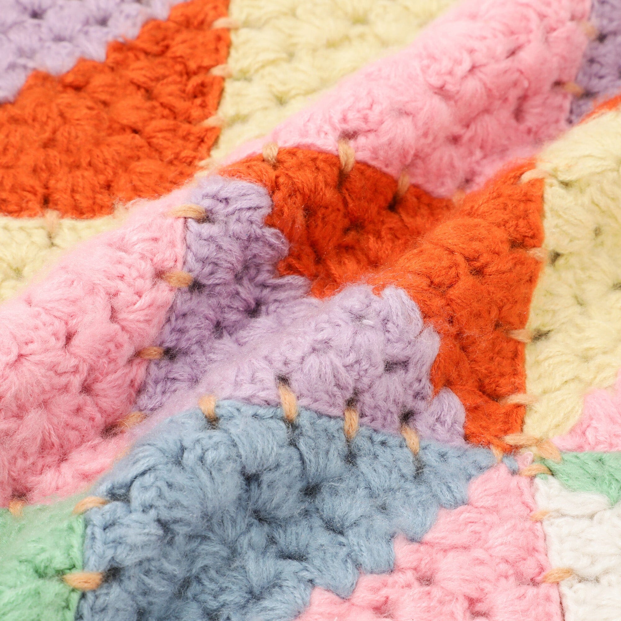 Geometric Crochet Cushion Cover 450 X 450 Multi