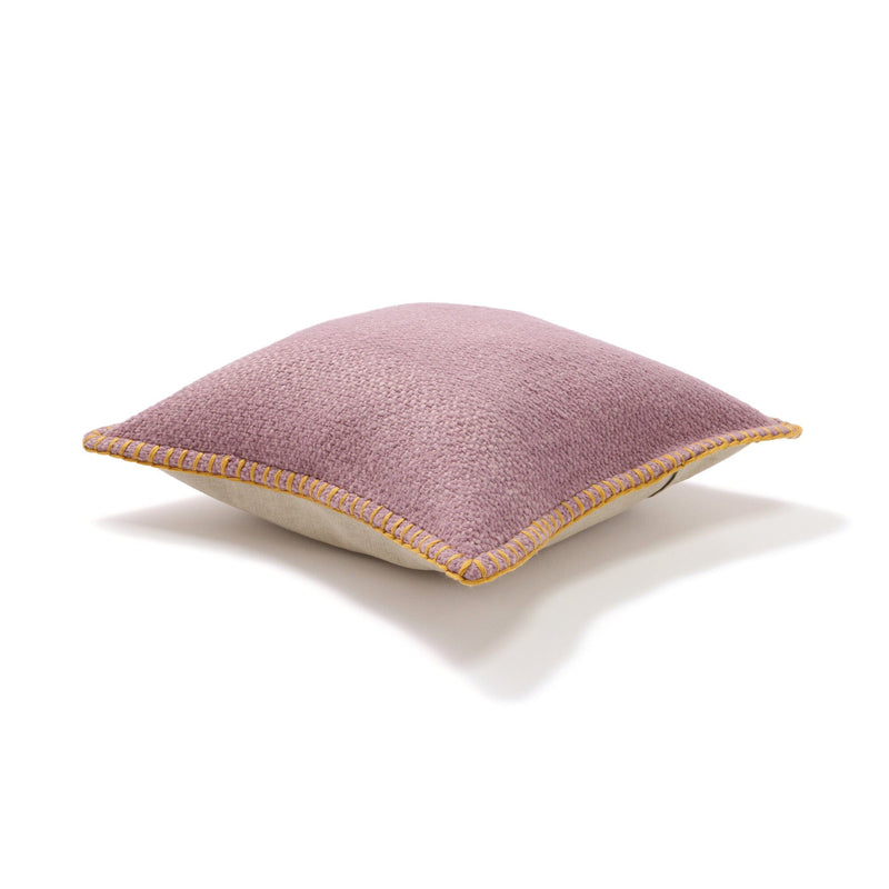 Solid Stitch Cushion Cover 450 x 450 Purple