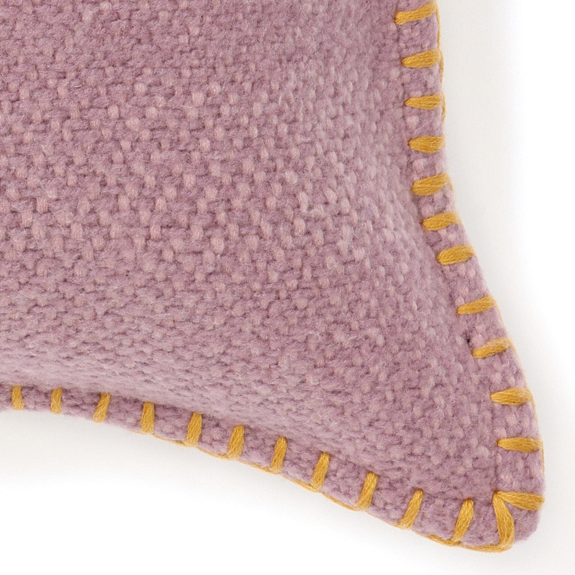 Solid Stitch Cushion Cover 450 x 450 Purple