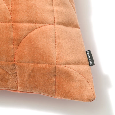 Geometric Quilt Cushion Cover 450 x 450 Orange