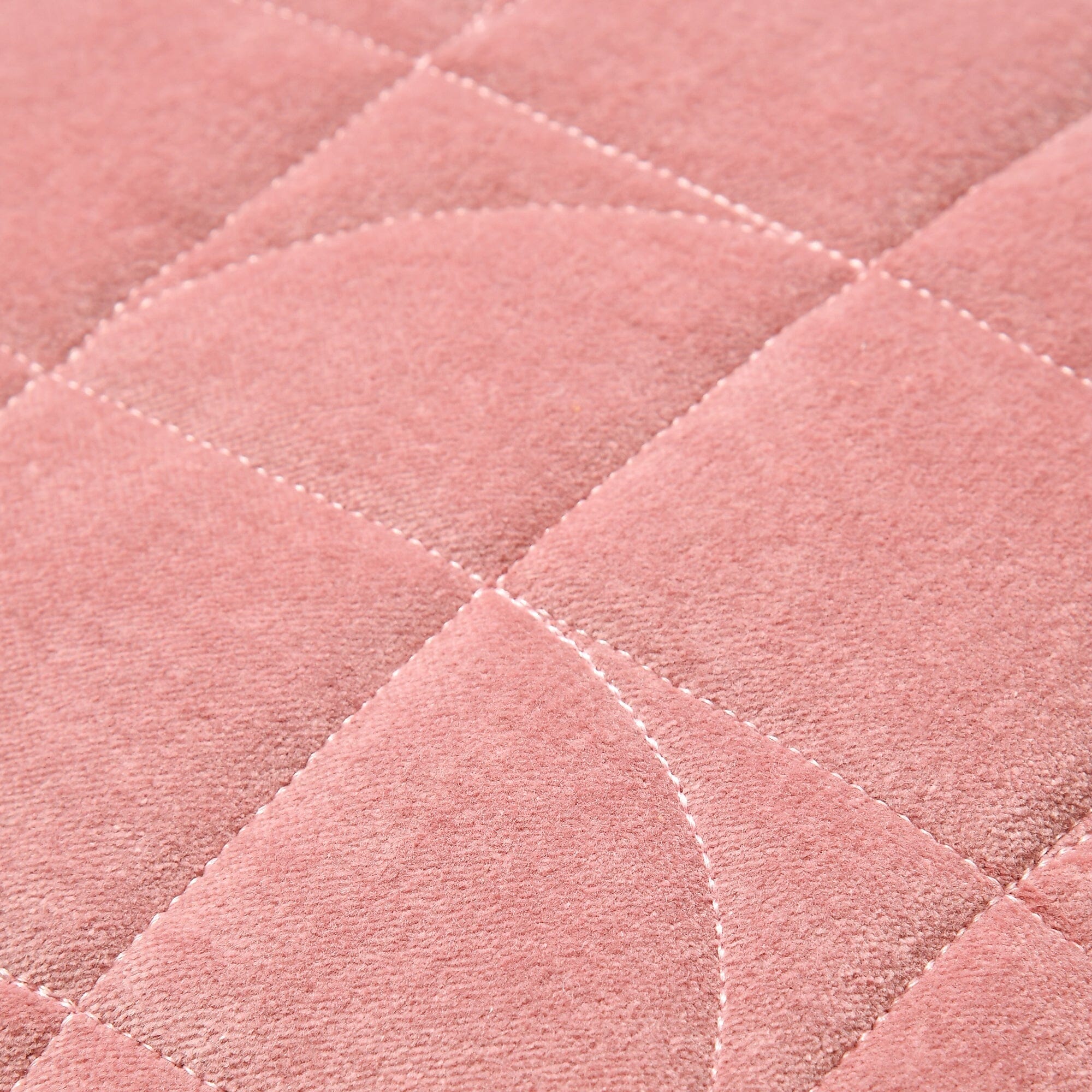 Geometric Quilt Cushion Cover 450 x 450 Pink