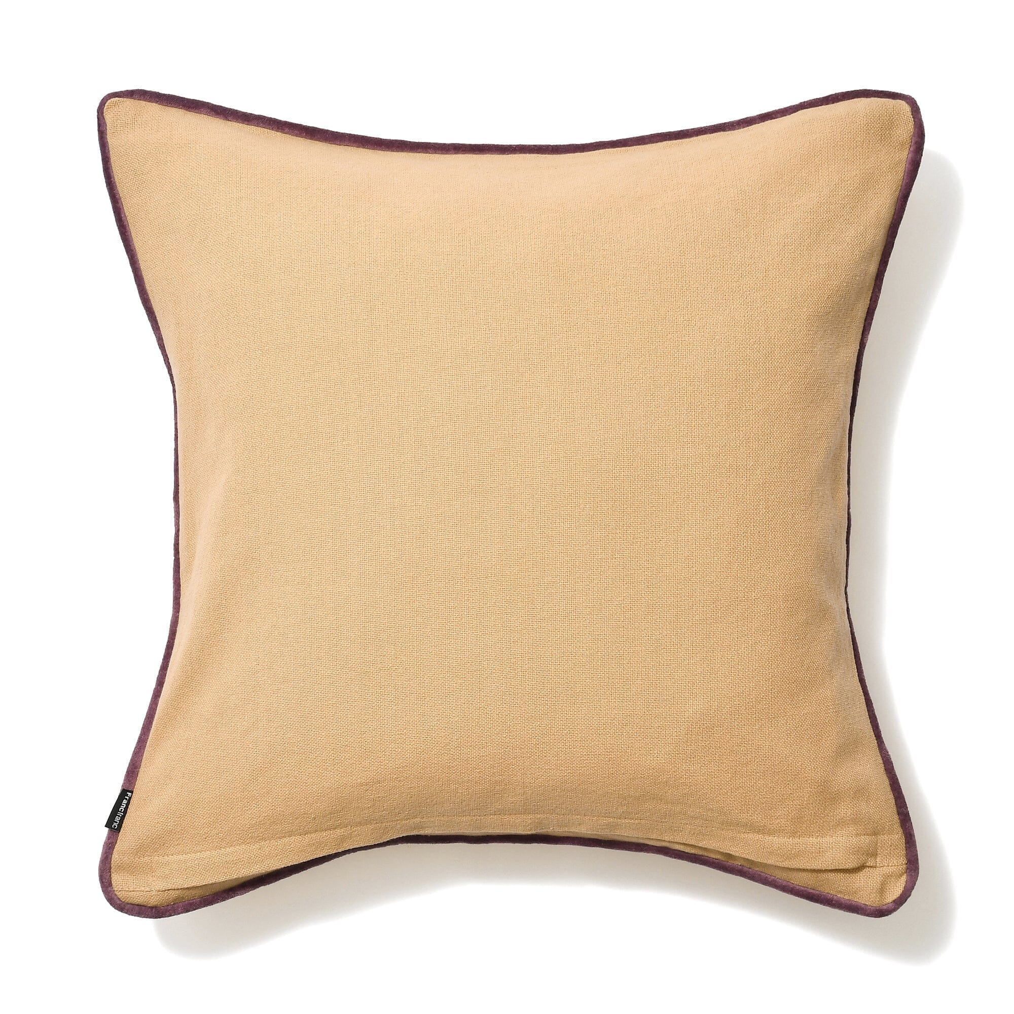 Weave Check Cushion Cover 450 x 450 Beige