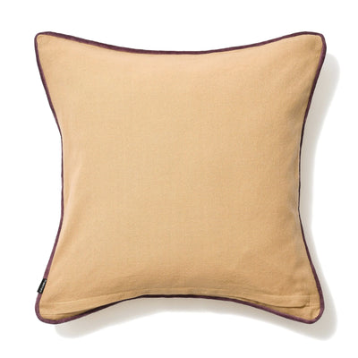 Weave Check Cushion Cover 450 x 450 Beige