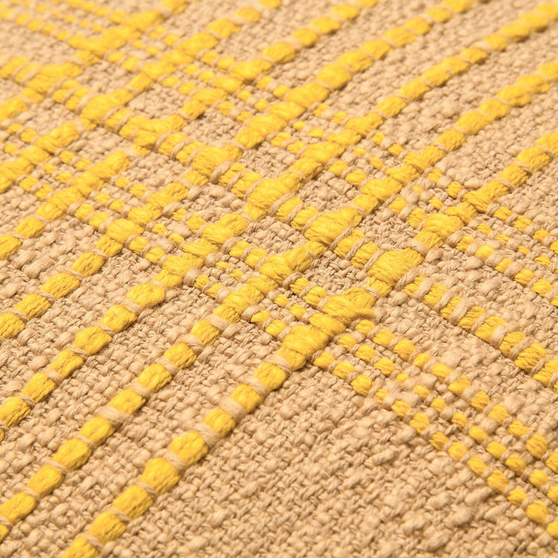 Weave Check Cushion Cover 450 x 450 Beige