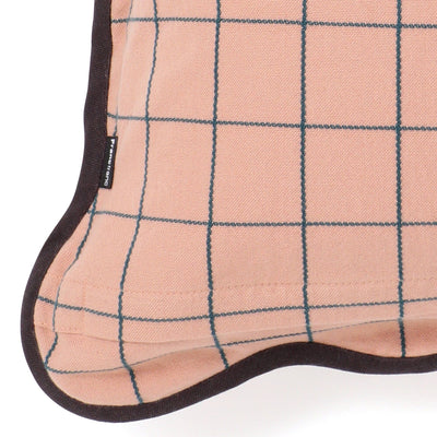 Windowpane Wave Cushion Cover 450 x 450 Orange