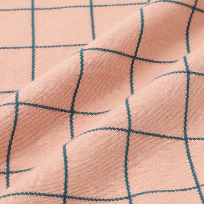 Windowpane Wave Cushion Cover 450 x 450 Orange