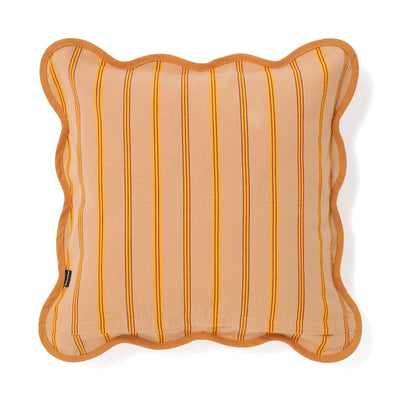 Stripe Wave Cushion Cover 450 x 450 Beige
