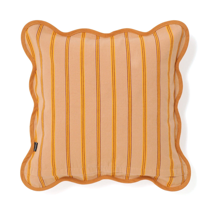 Stripe Wave Cushion Cover 450 x 450 Beige