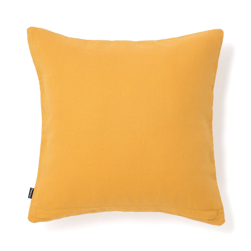 Geometric Quilt Cushion Cover 450 x 450 Yellow