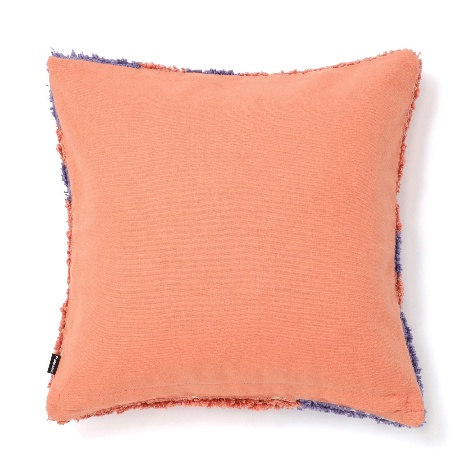 Tuft Drawing Cushion Cover 450 X 450 Orange
