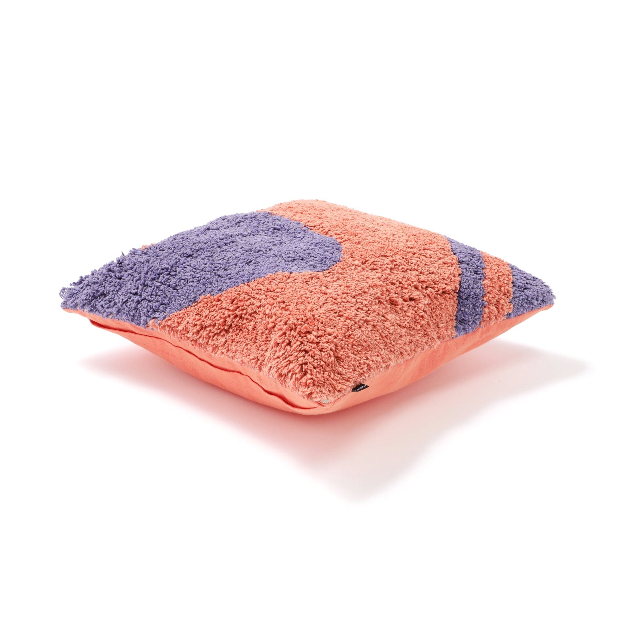 Tuft Drawing Cushion Cover 450 X 450 Orange