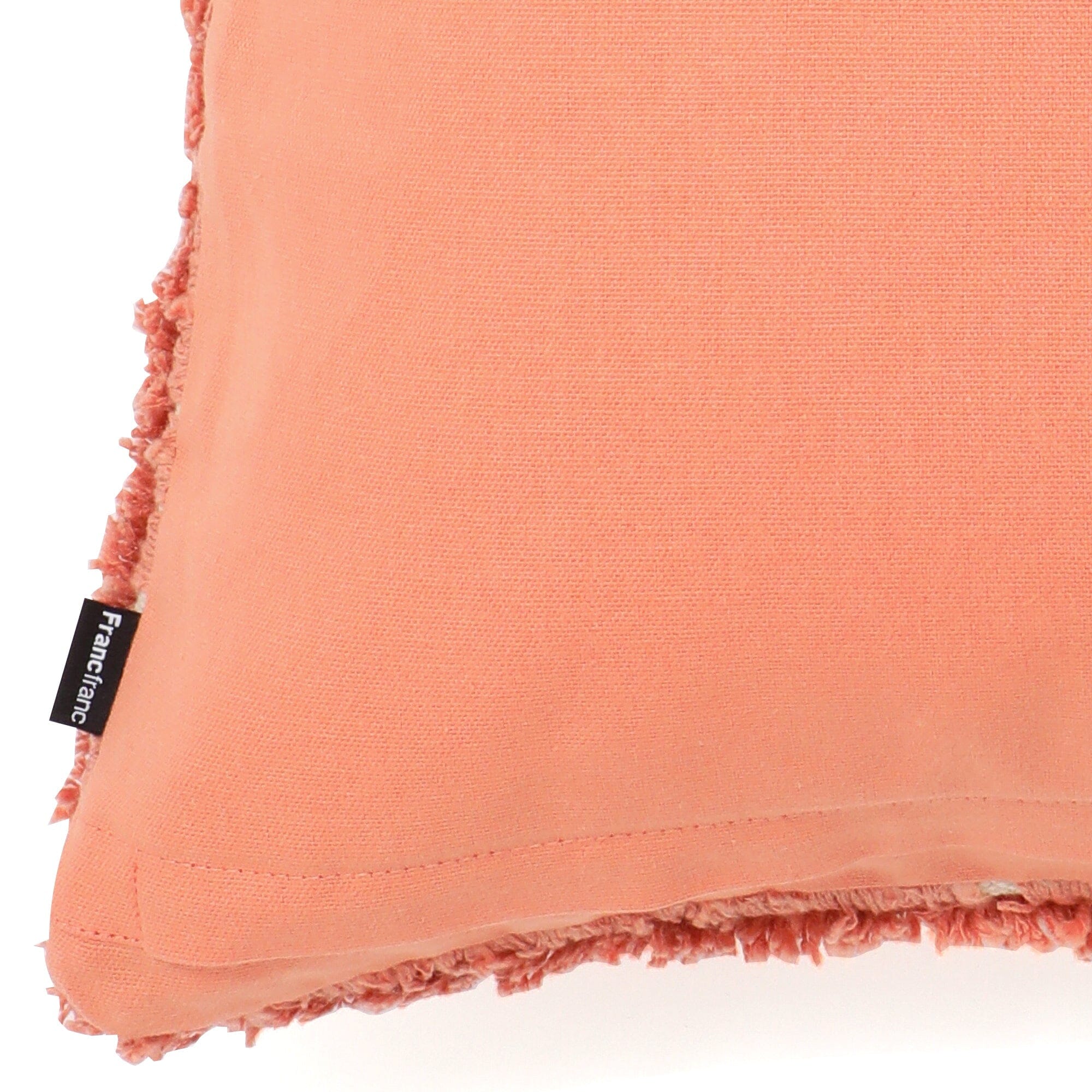 Tuft Drawing Cushion Cover 450 X 450 Orange