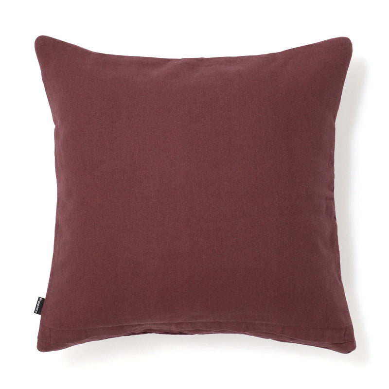 Geometric Quilt Cushion Cover 450 x 450 Brown