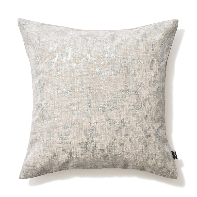 Mtlc Print Cushion Cover 450 X 450 Light Gray