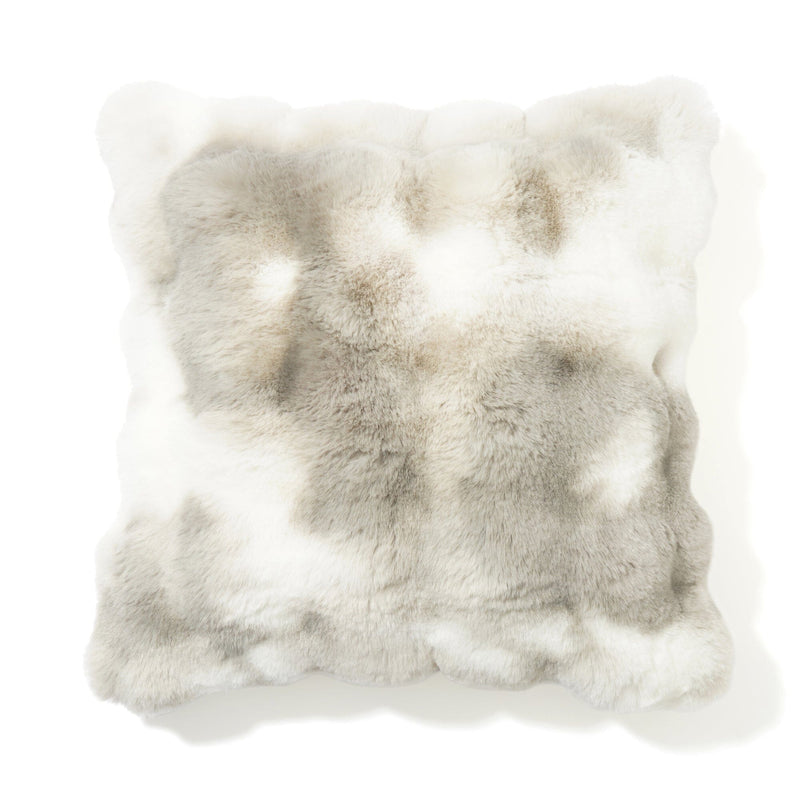 Fur Cushion Cover 450 X 450 Gray