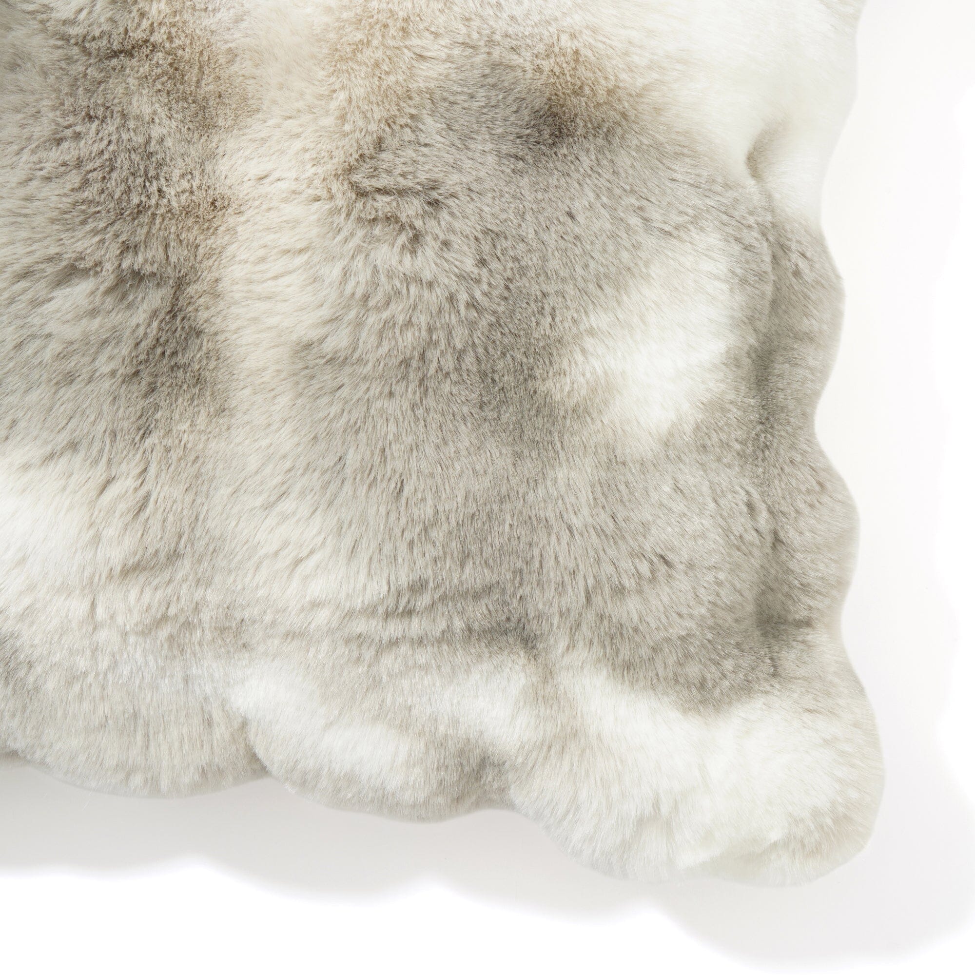 Fur Cushion Cover 450 X 450 Gray