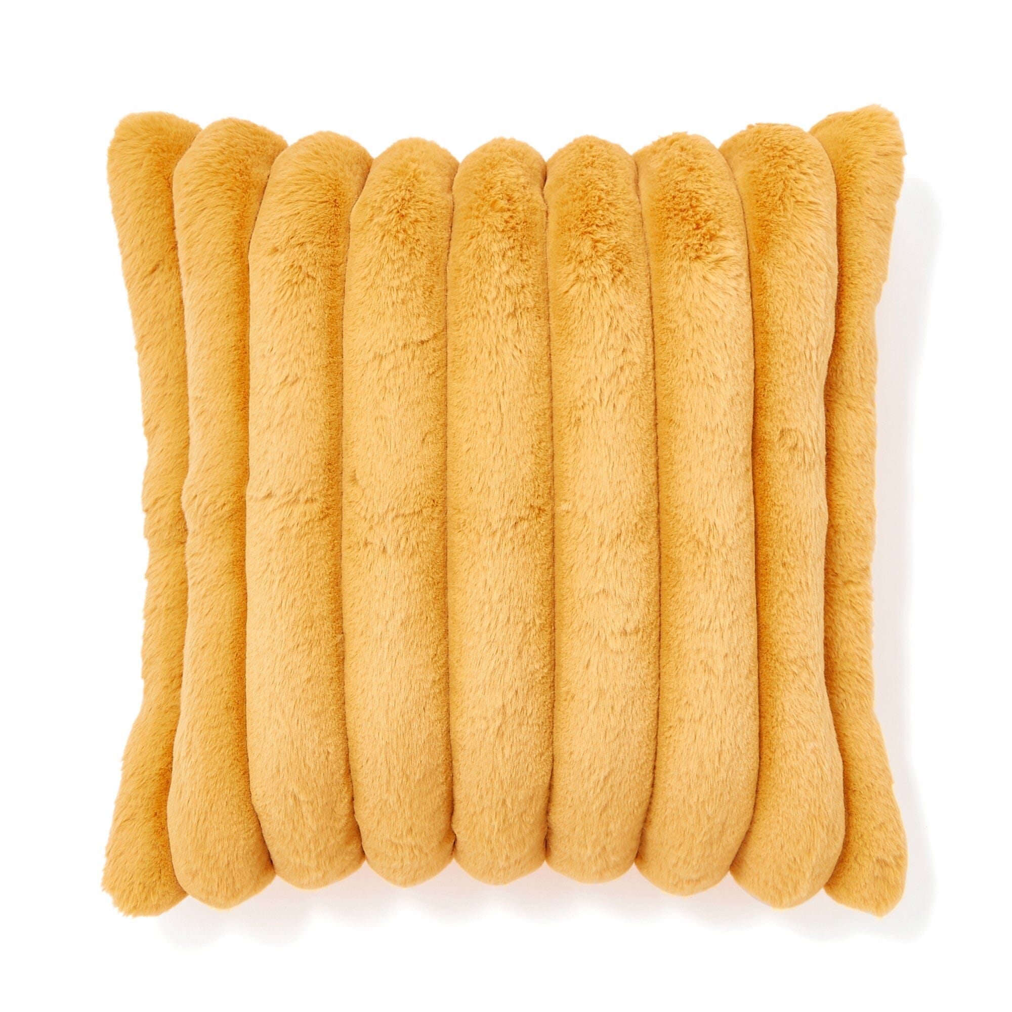 Fur J Cushion Cover 450X450 Yellow