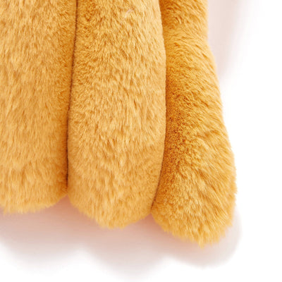 Fur J Cushion Cover 450X450 Yellow