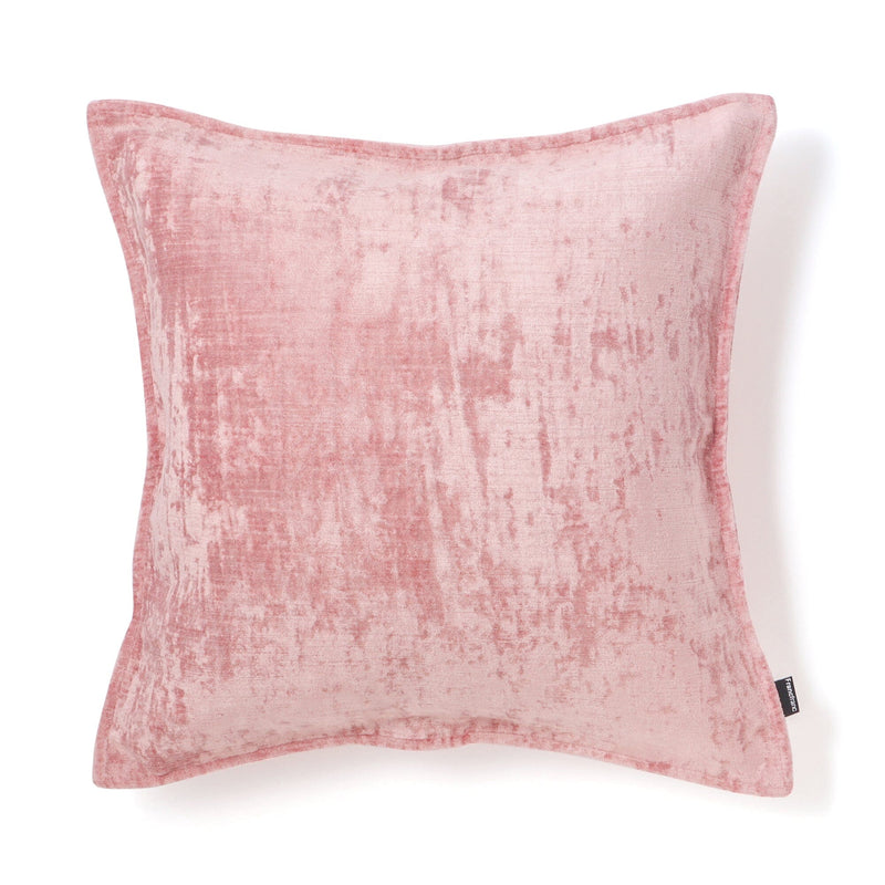 Flange Velvet Cushion Cover 450 X 450 Light Pink
