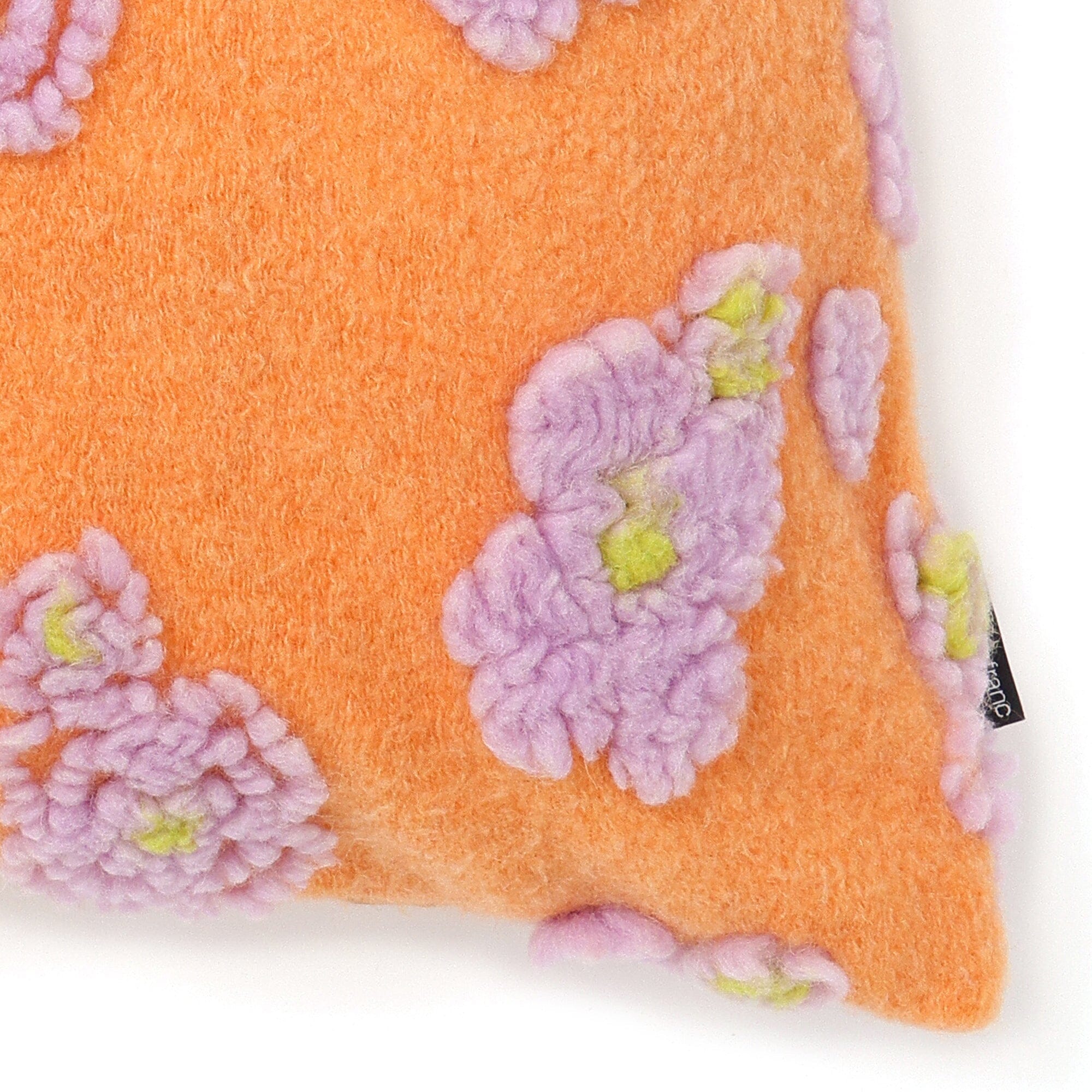 Flower Boa Cushion Cover 450 X 450 Orange