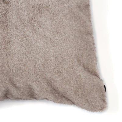 Fur Cushion Cover 600X600 Beige