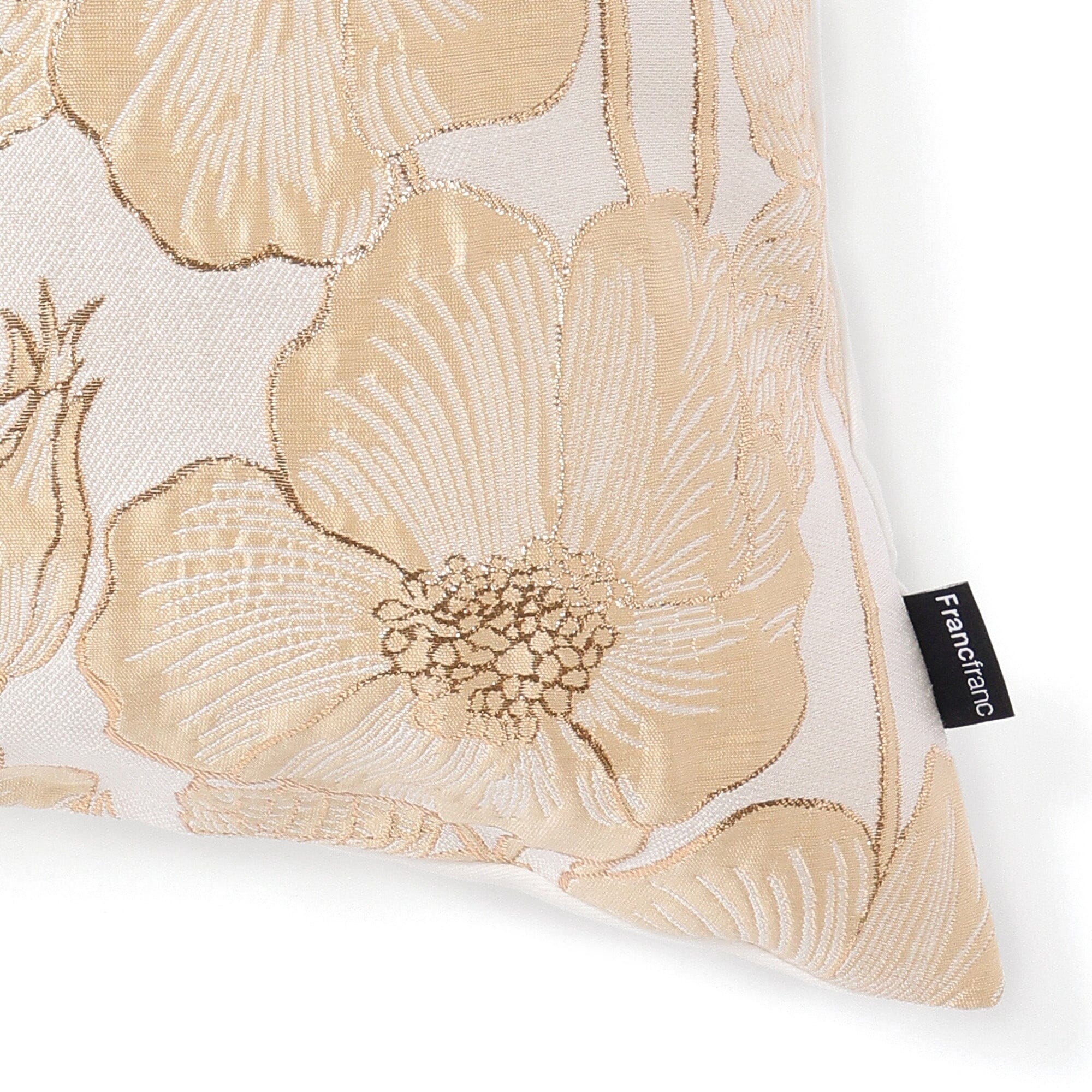 JQ Flower A Cushion Cover 450X450 Gold