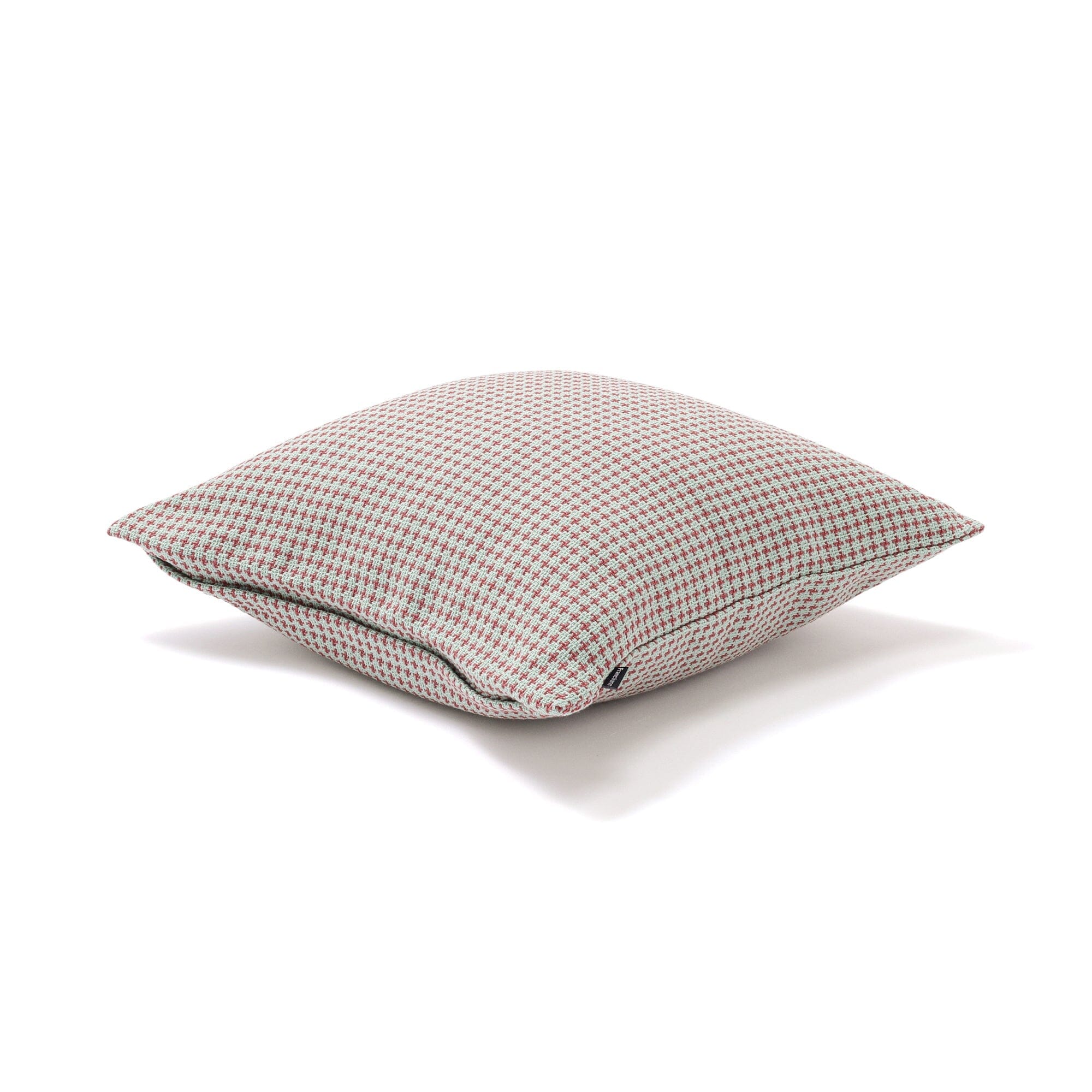 Weave Cross Cushion Cover 450X450 Light Green X Brown