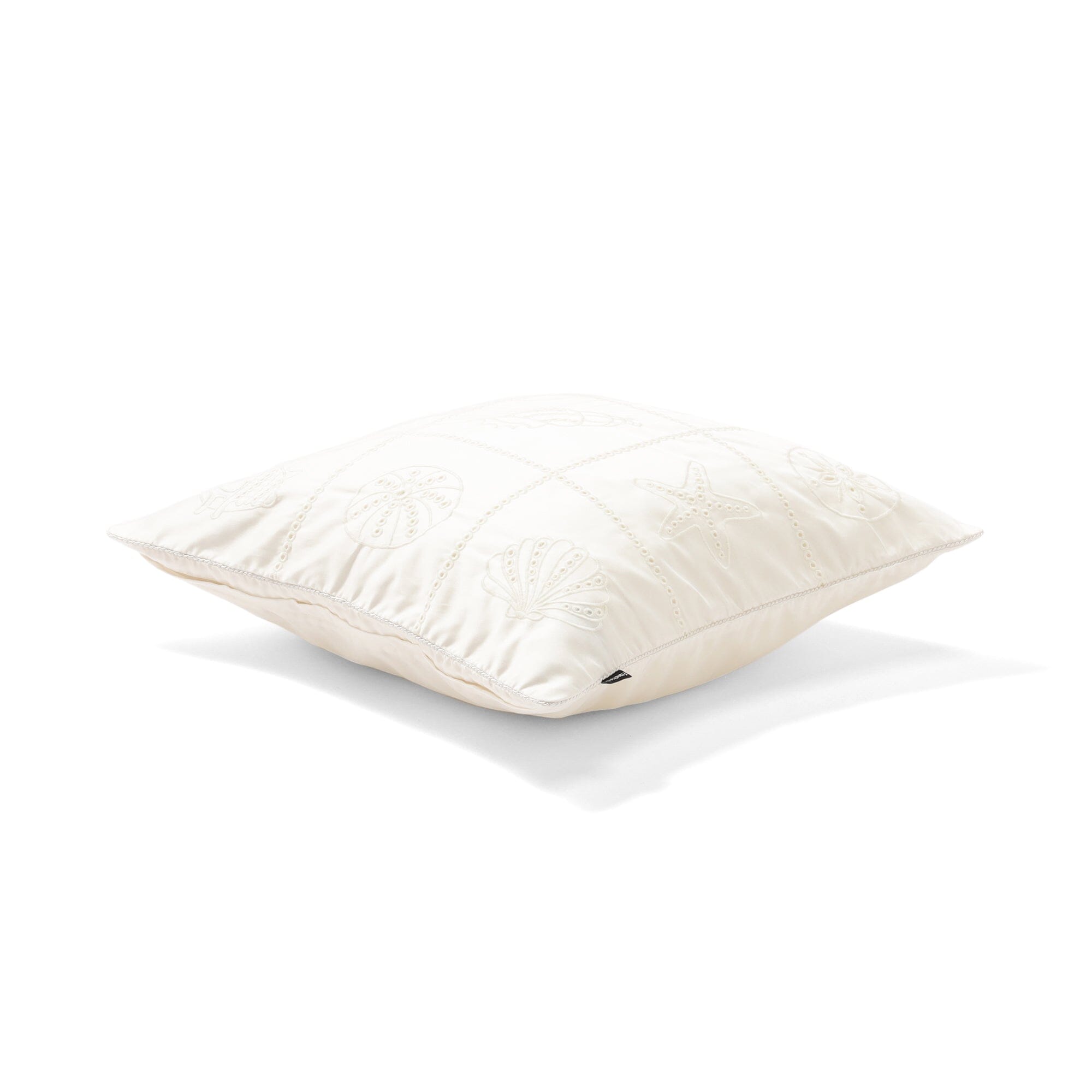 Shiny Marine Cushion Cover 450 X 450 White